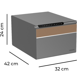 Két sắt mini thông minh Philips SBX102